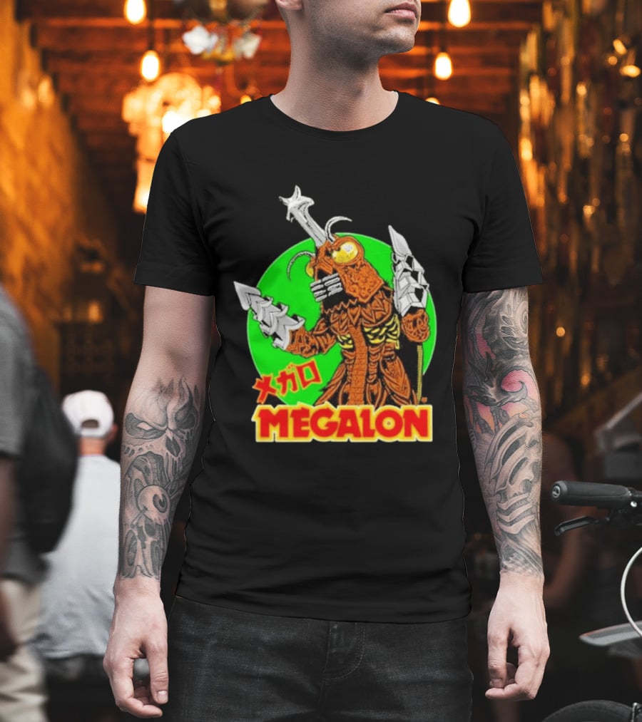 Cavitycolors Megalon Monster Kaiju Japanese Horror And Halloween T-Shirt