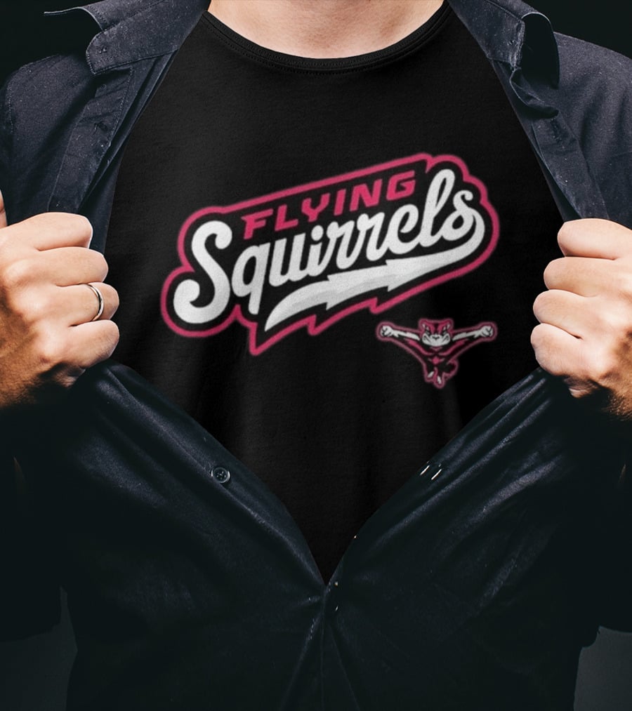 Richmond Flying Squirrels Big And Tall Sports Team T-Shirt
