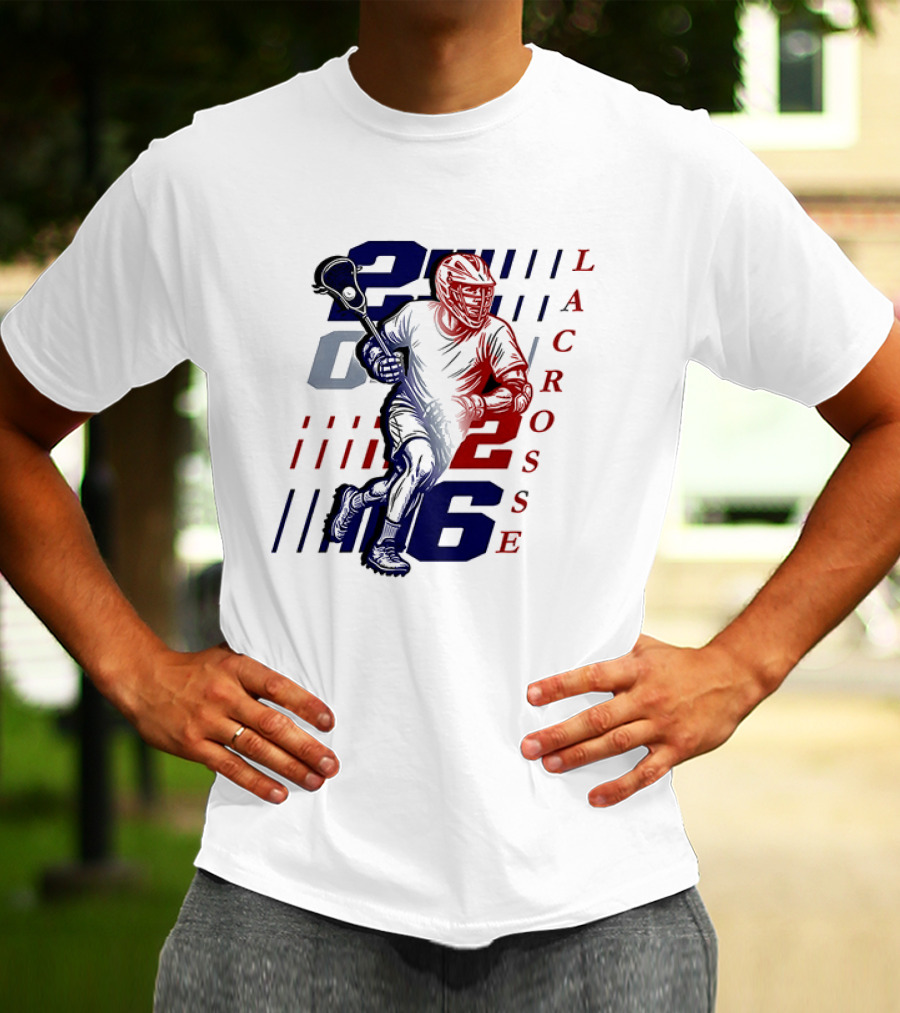 2026 Lacrosse Tournament Big Ten Championship Player Action T-Shirt