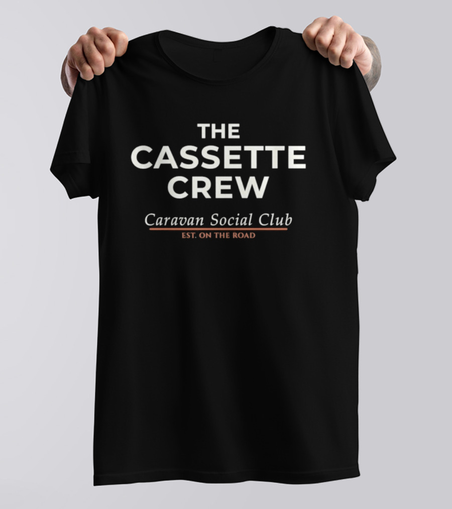 The Cassette Crew Caravan Social Club Est On The Road T-Shirt