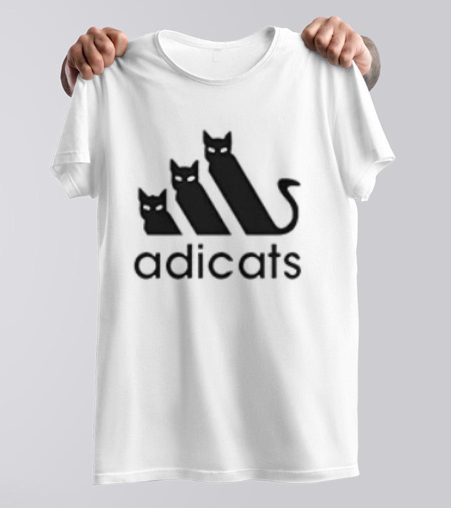Adicats Funny Cat Lover Parody Catdad Catmom Joke T-Shirt