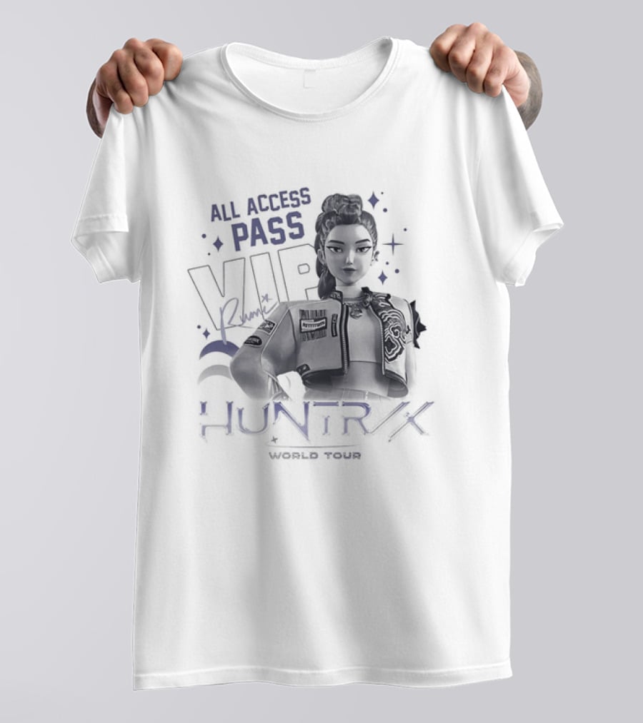All Access Pass VIP Rumi KPop Demon Hunters Huntrix T-Shirt