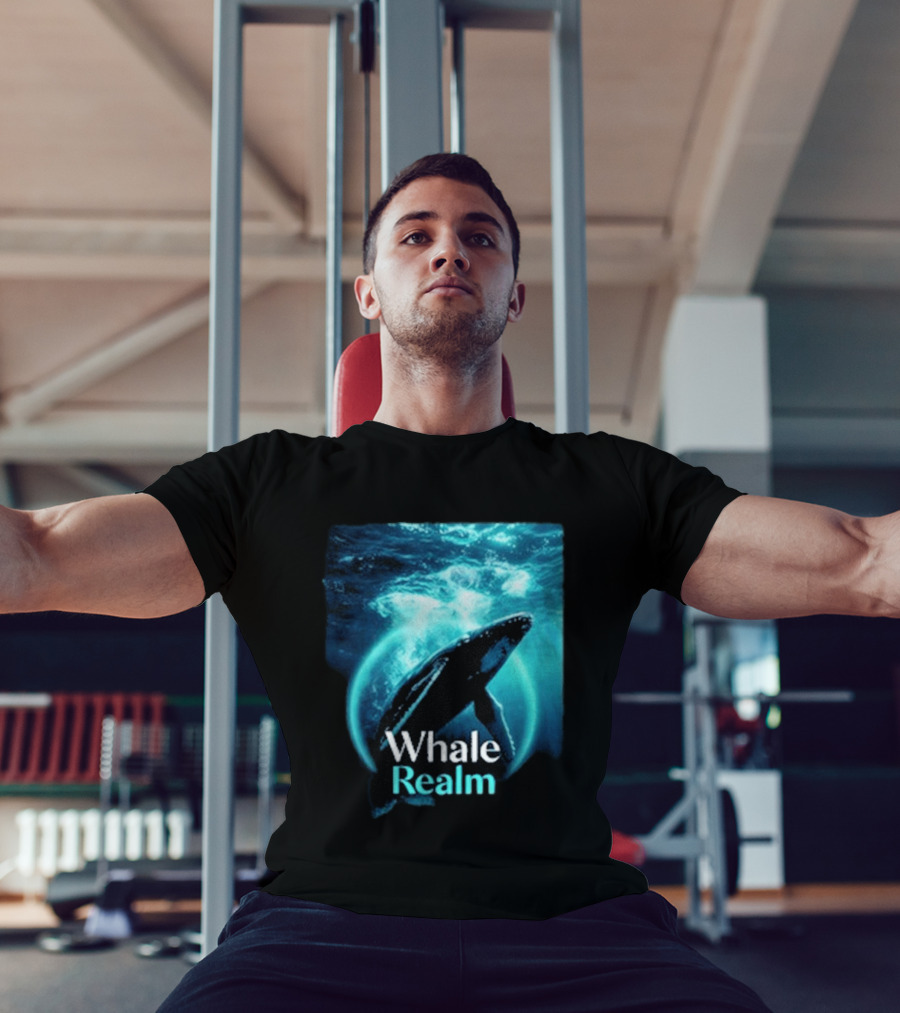 Whale Realm Cinematic Underwater Escape T-Shirt