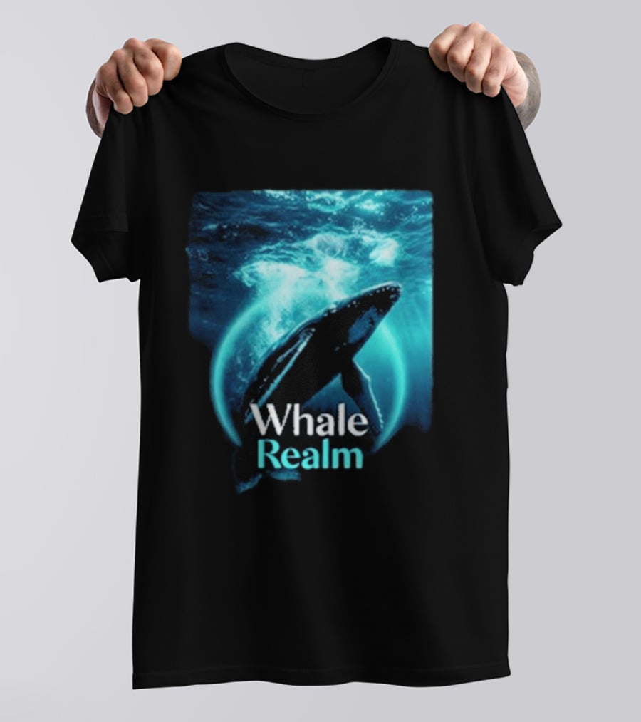 Whale Realm Cinematic Underwater Escape T-Shirt