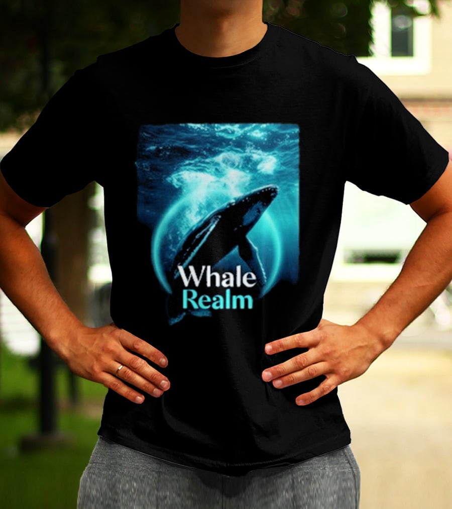 Whale Realm Cinematic Underwater Escape T-Shirt