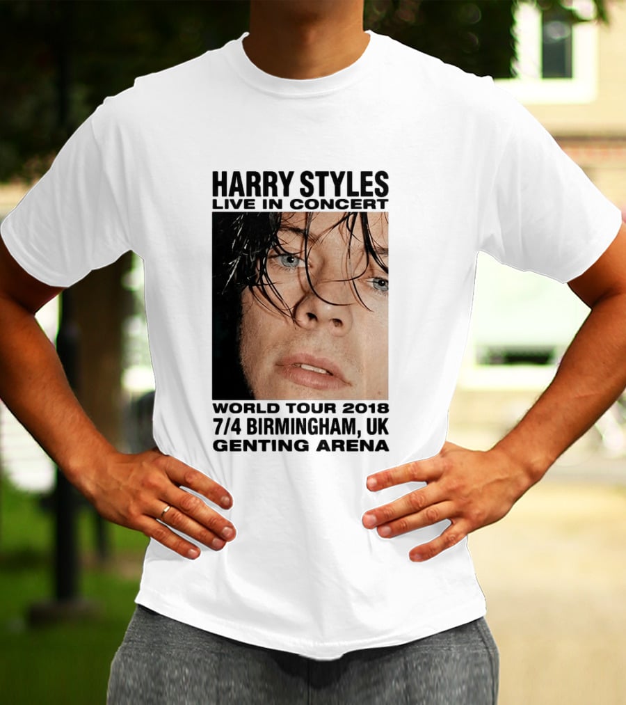 Harry Styles Live In Concert World Tour 2018 Birmingham UK Genting Arena T-Shirt