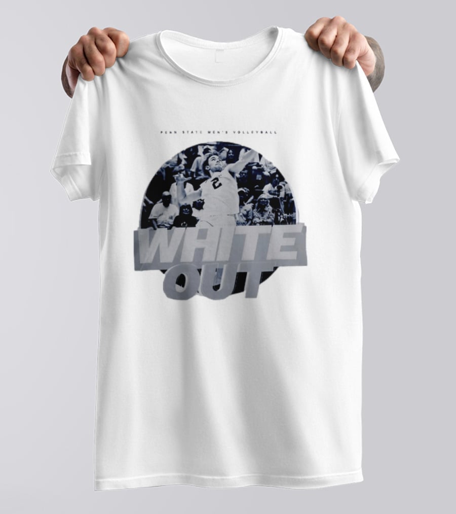 Penn State Nittany Lions Men's Volleyball White Out 2026 Player Action T-Shirt