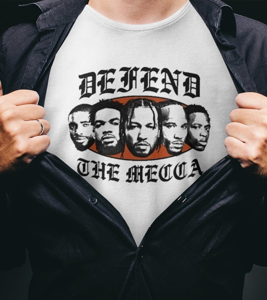 New York Knicks Defend The Mecca Basketball Team Faces T-Shirt