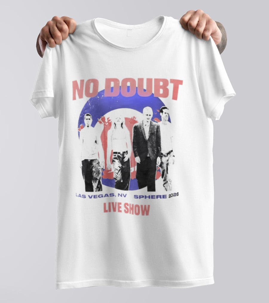 No Doubt Live Show Las Vegas NV Sphere 2026 T-Shirt