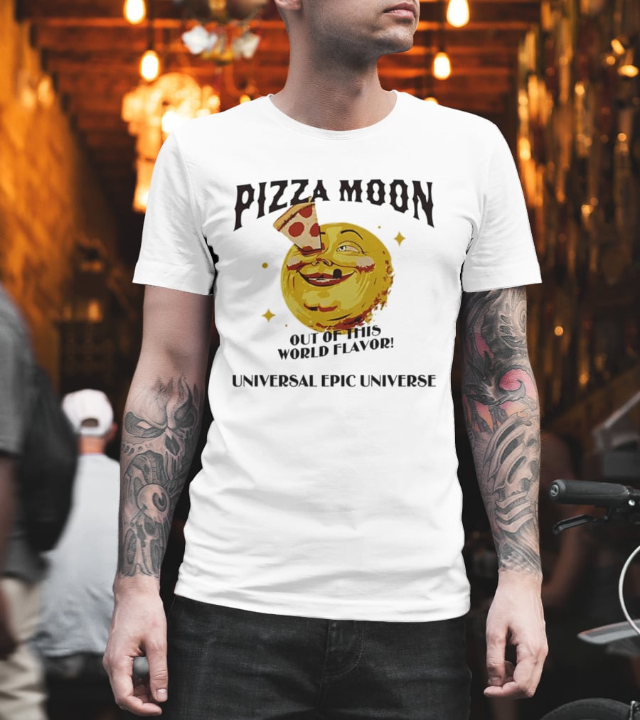 Pizza Moon Out Of This World Flavor Universal Epic Universe T-Shirt