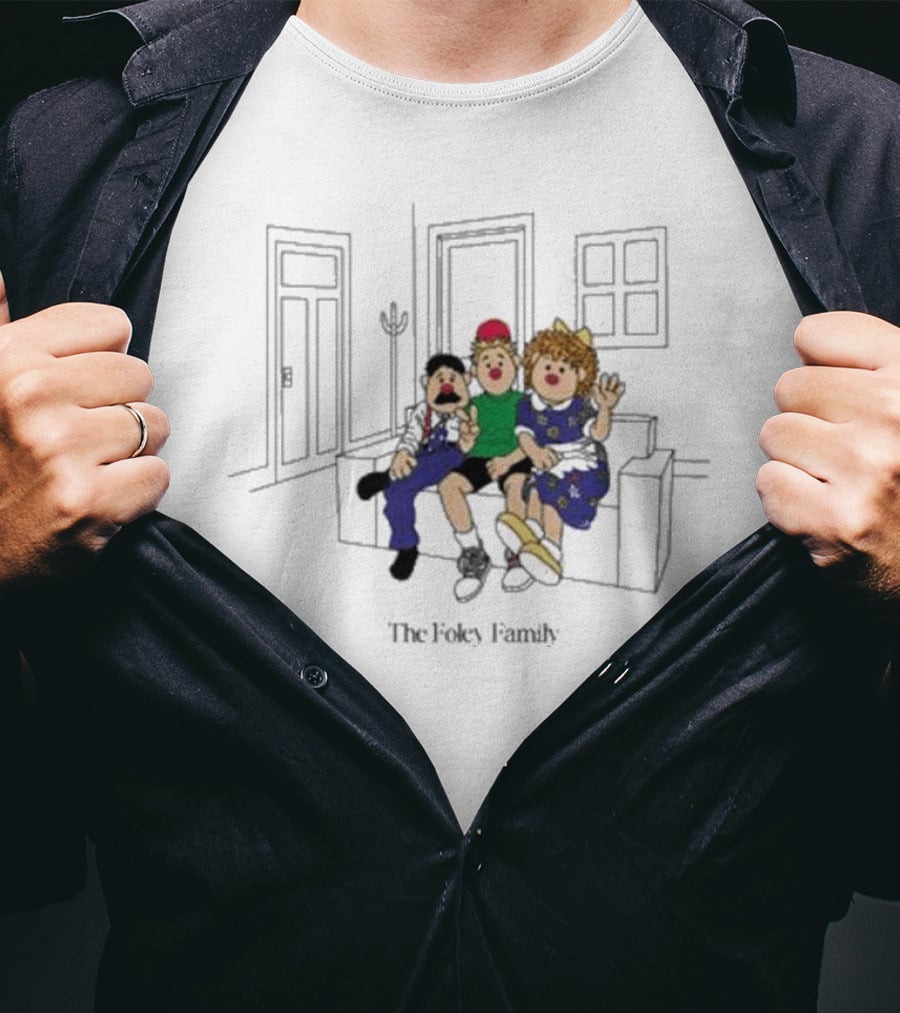 Big Comfy Couch The Foley Family Cartoon Characters Loonette Molly Couch T-Shirt