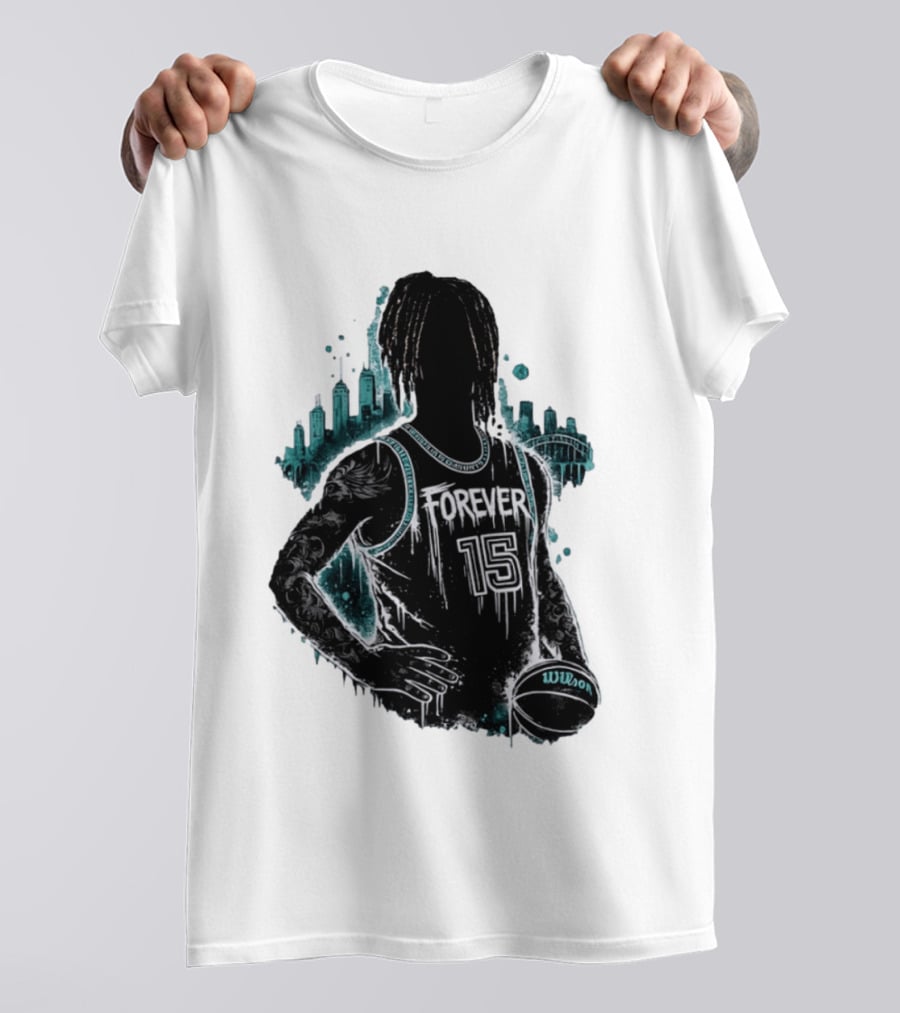 Brandon Clarke Forever 15 Memphis Grizzlies Basketball City Skyline Wilson T-Shirt