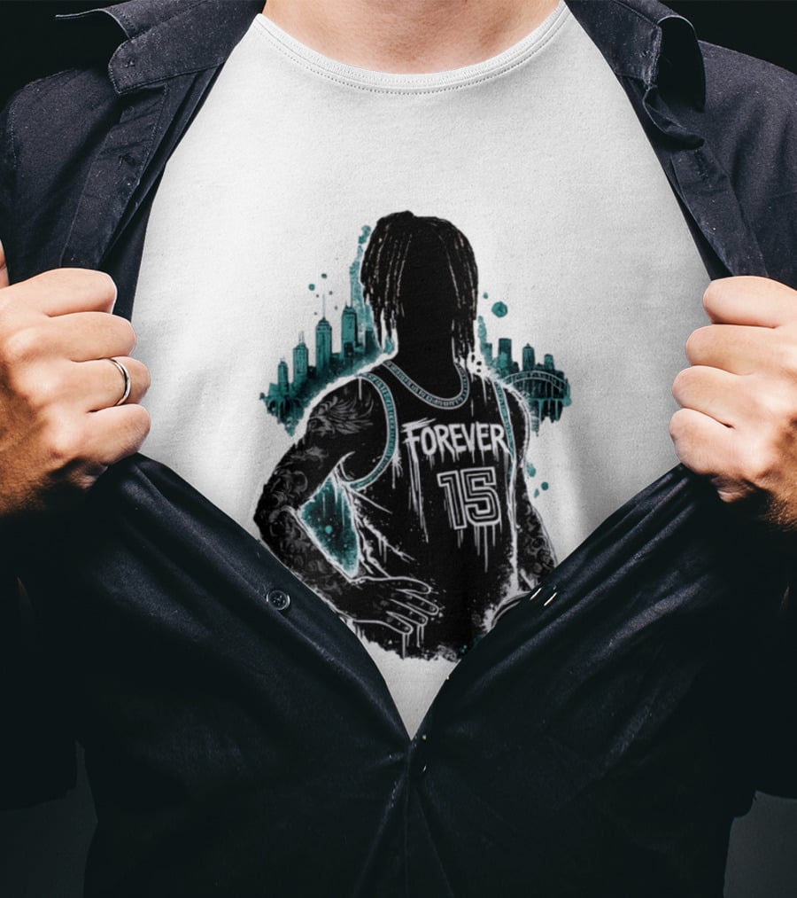 Brandon Clarke Forever 15 Memphis Grizzlies Basketball City Skyline Wilson T-Shirt