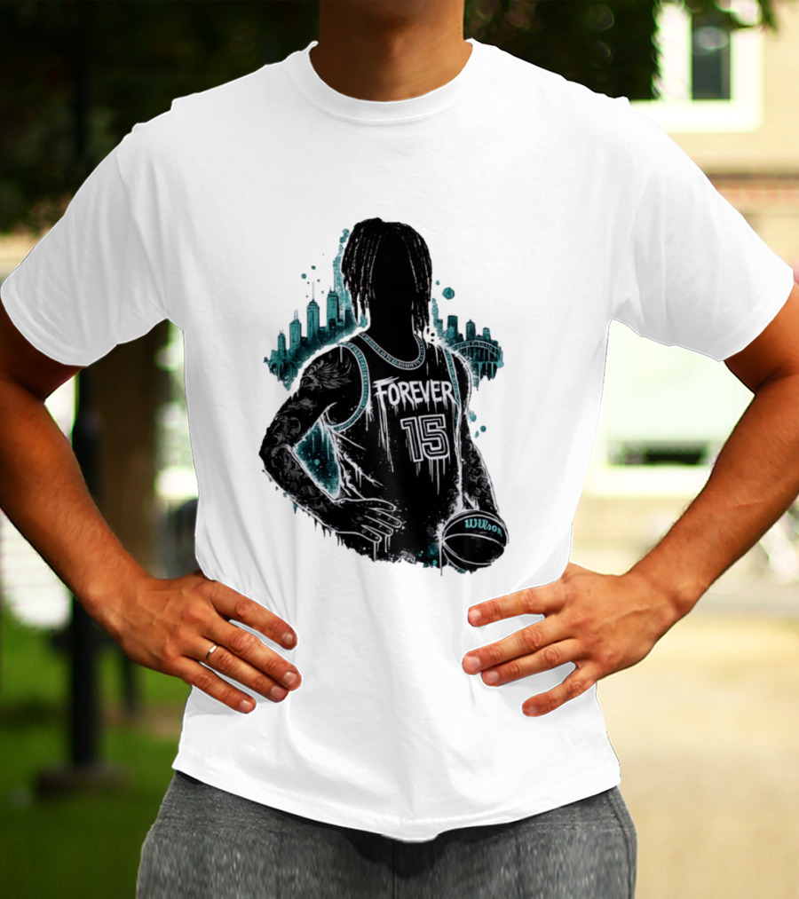 Brandon Clarke Forever 15 Memphis Grizzlies Basketball City Skyline Wilson T-Shirt
