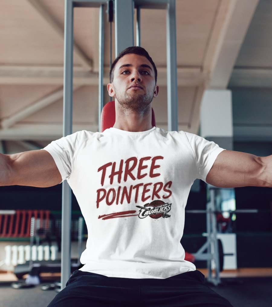 Three Pointers Cleveland Cavaliers Team T-Shirt