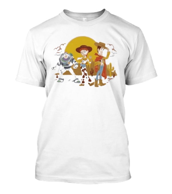 Arizona Diamondbacks X Toy Story Collaboration May 24 2026 Buzz Lightyear Woody Jessie Desert Scene T-Shirt