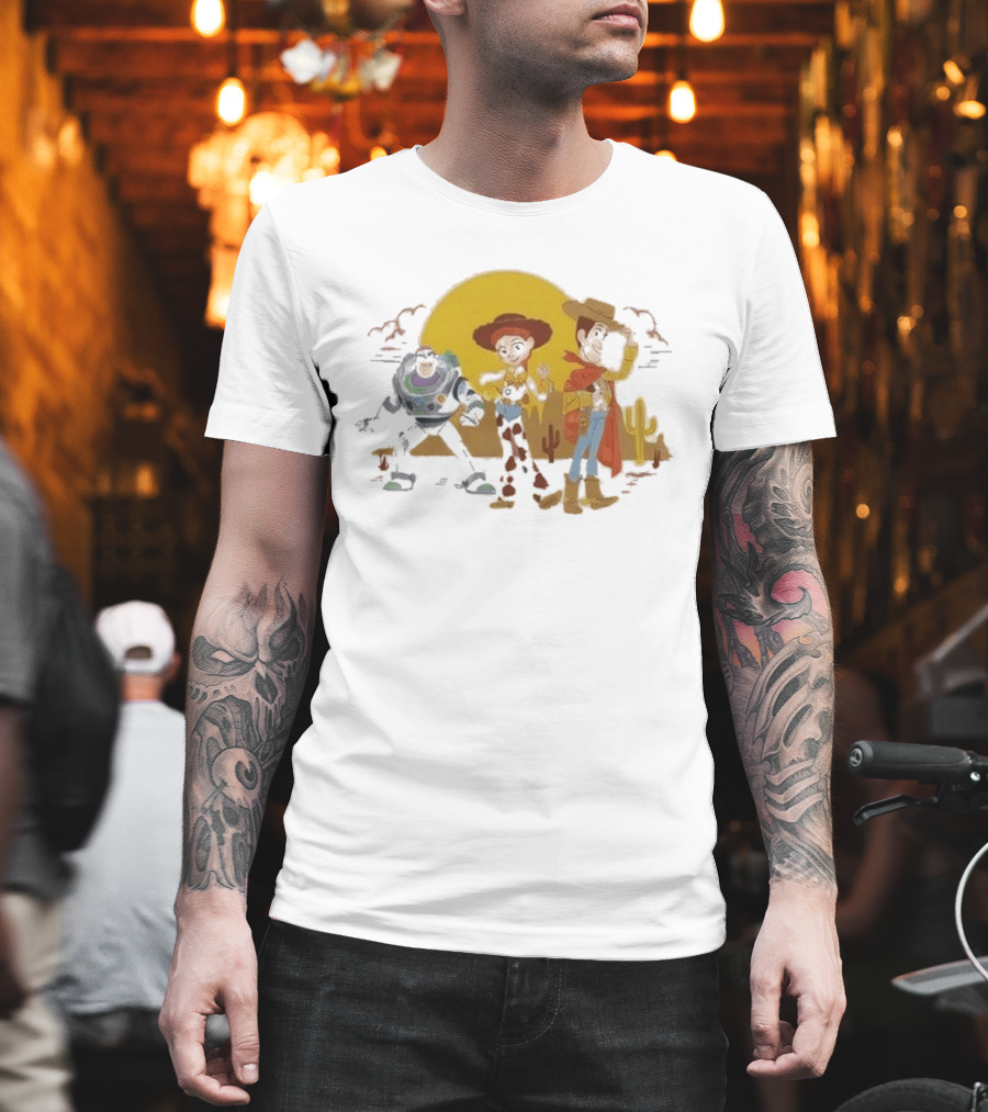 Arizona Diamondbacks X Toy Story Collaboration May 24 2026 Buzz Lightyear Woody Jessie Desert Scene T-Shirt