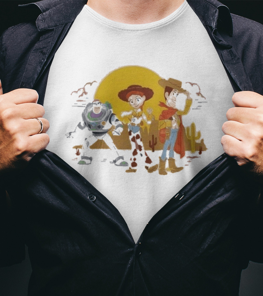 Arizona Diamondbacks X Toy Story Collaboration May 24 2026 Buzz Lightyear Woody Jessie Desert Scene T-Shirt