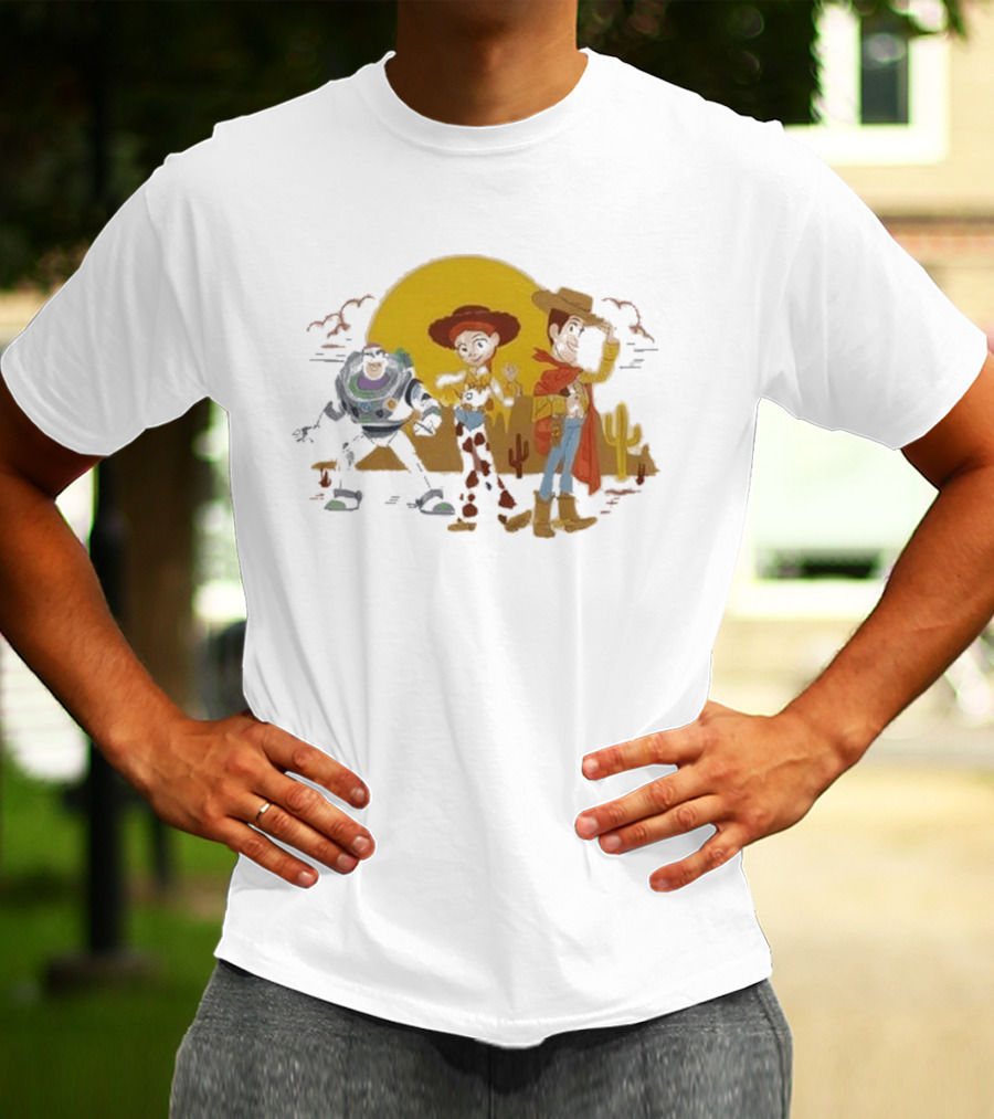 Arizona Diamondbacks X Toy Story Collaboration May 24 2026 Buzz Lightyear Woody Jessie Desert Scene T-Shirt