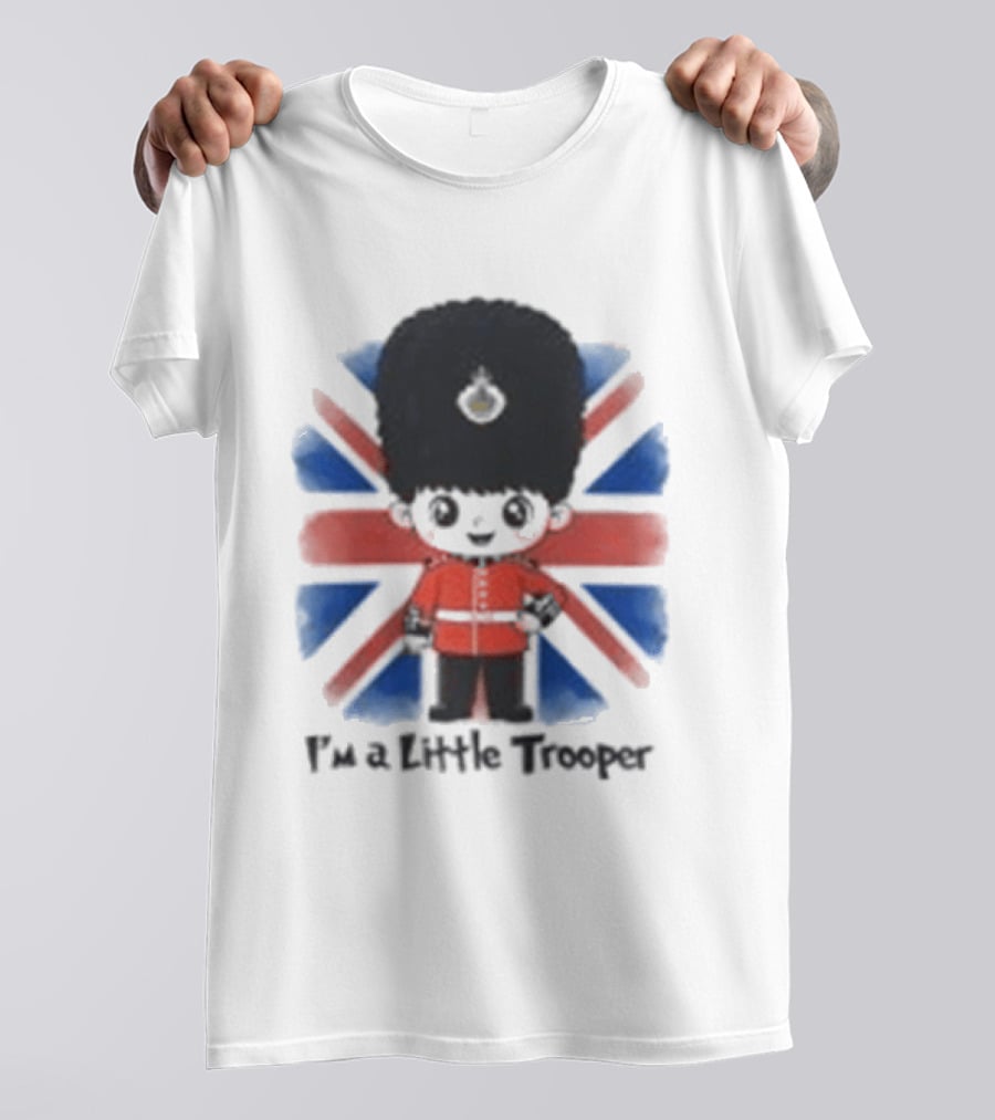 England I'm A Little Trooper British Guard With Union Jack T-Shirt
