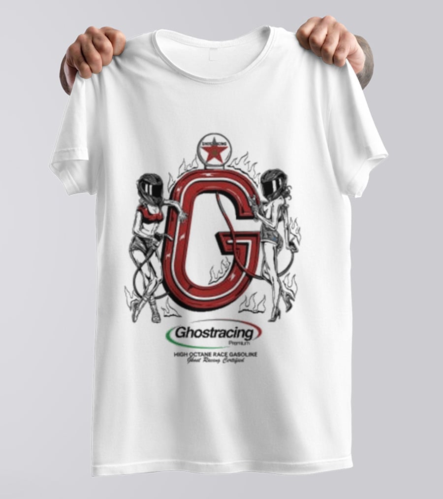 Ghost Racing High Octane Race Gasoline Pump T-Shirt