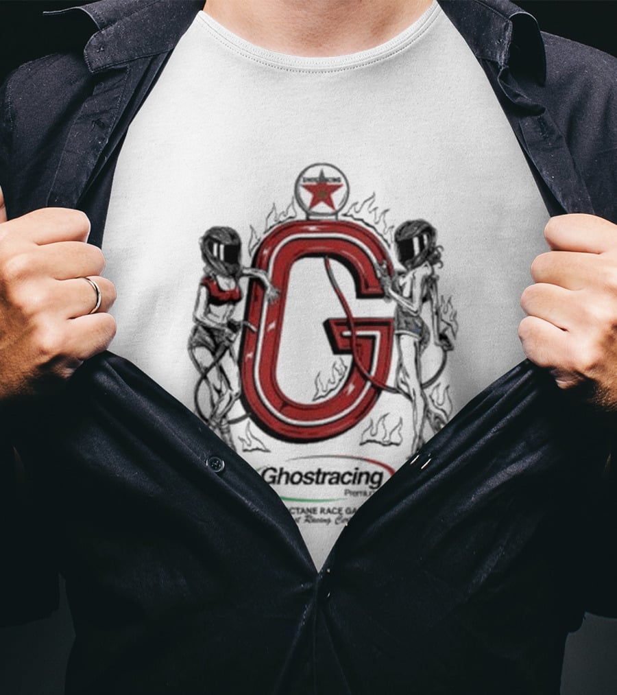 Ghost Racing High Octane Race Gasoline Pump T-Shirt