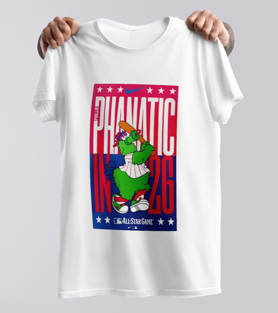 Phillie Phanatic MLB All Star Game 2026 Nike T-Shirt
