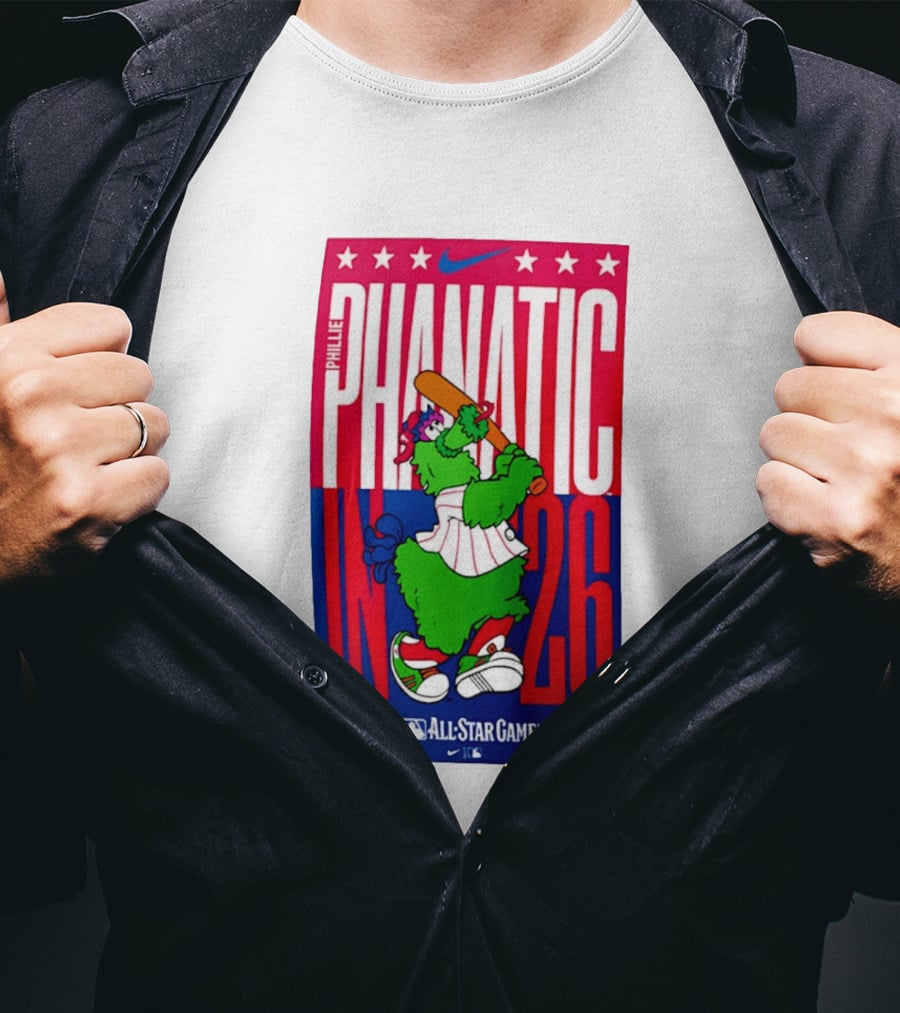 Phillie Phanatic MLB All Star Game 2026 Nike T-Shirt