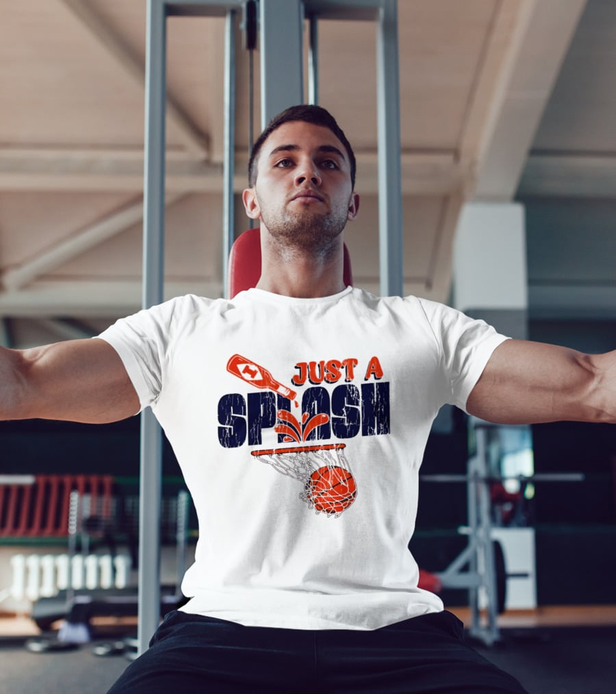 Illinois Fighting Illini Hot Ones Just A Splash Basketball T-Shirt