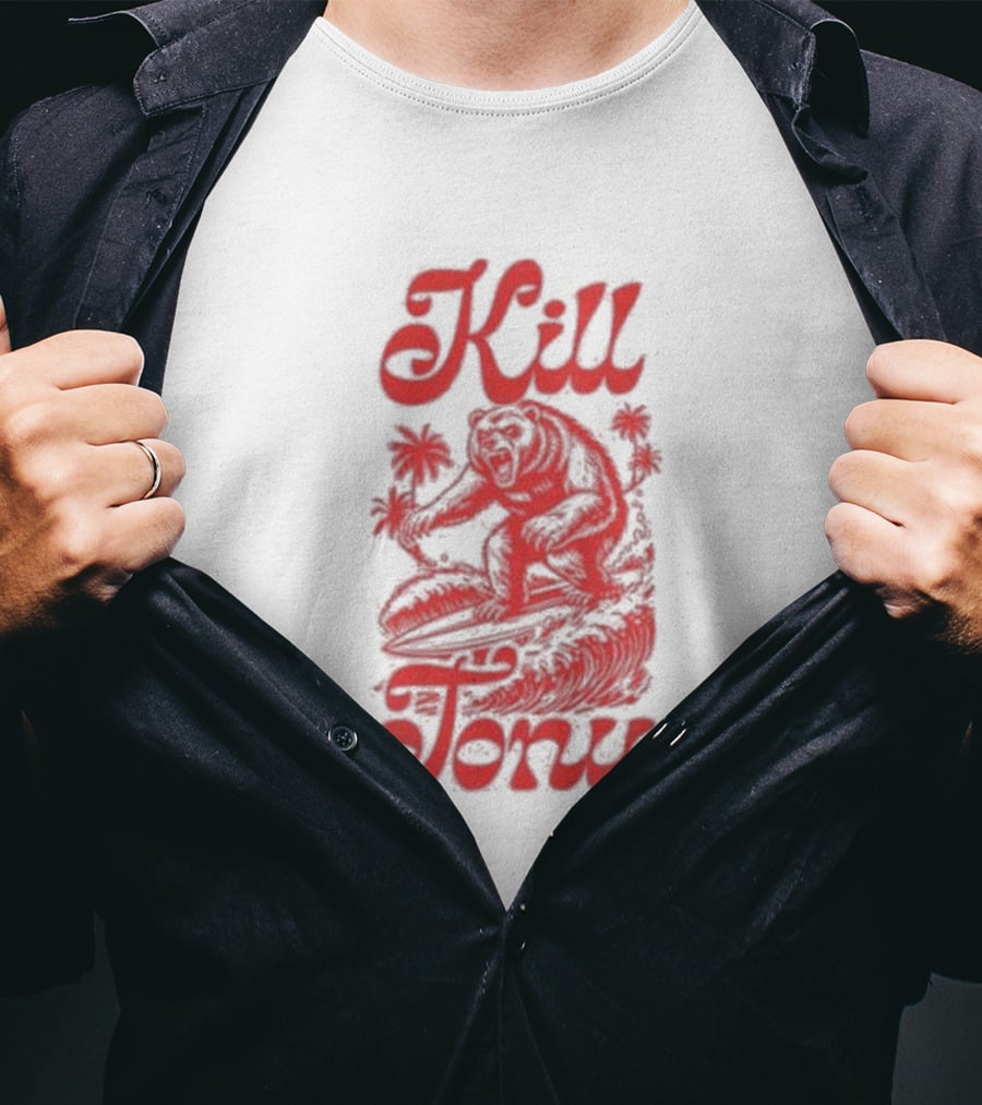 Kill Tony Surfing Bear T-Shirt