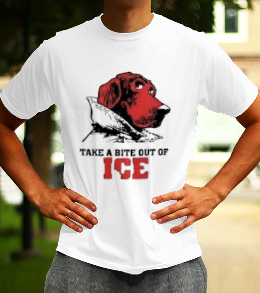 McGruff The Crime Dog Take A Bite Out Of ICE Cops Aren't Your Friend T-Shirt