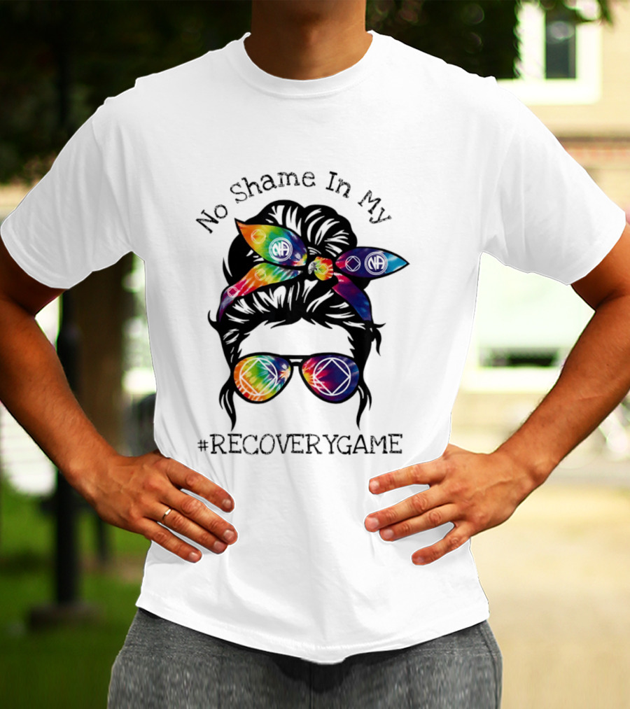 No Shame In My Recoverygame Narcotics Anonymous Alcoholics Anonymous T-Shirt