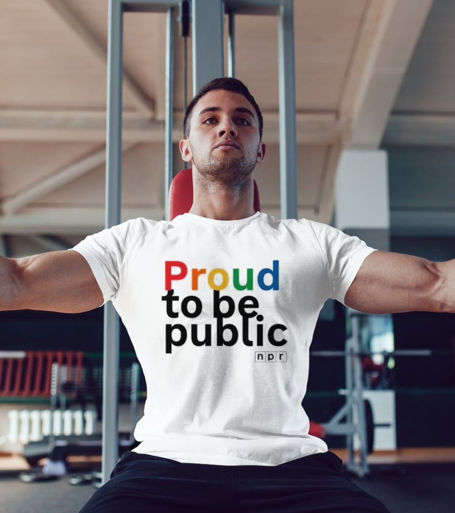Proud To Be Public Colorful Pride T-Shirt