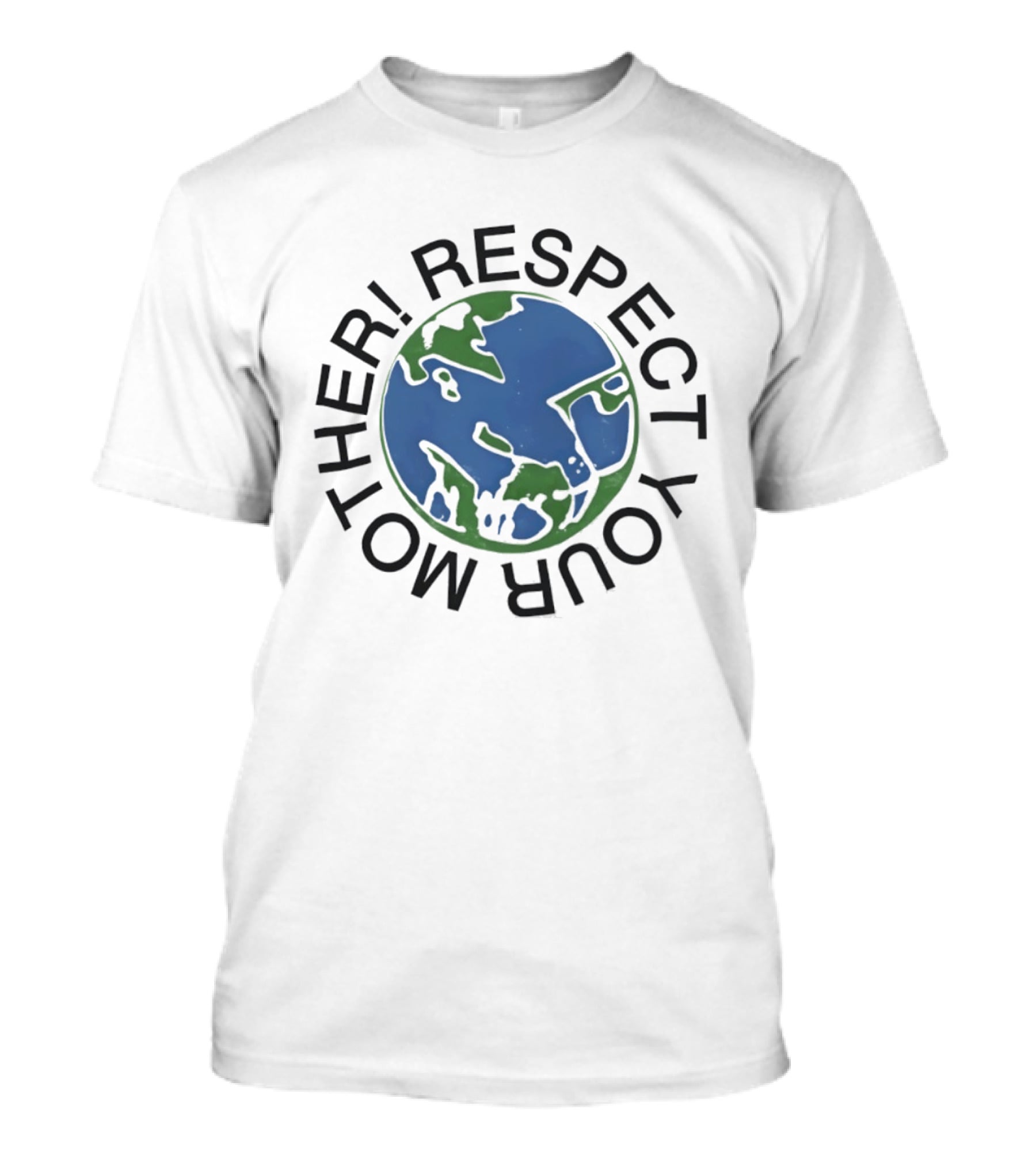 Respect Your Mother Earth Planet Environmental Awareness T-Shirt