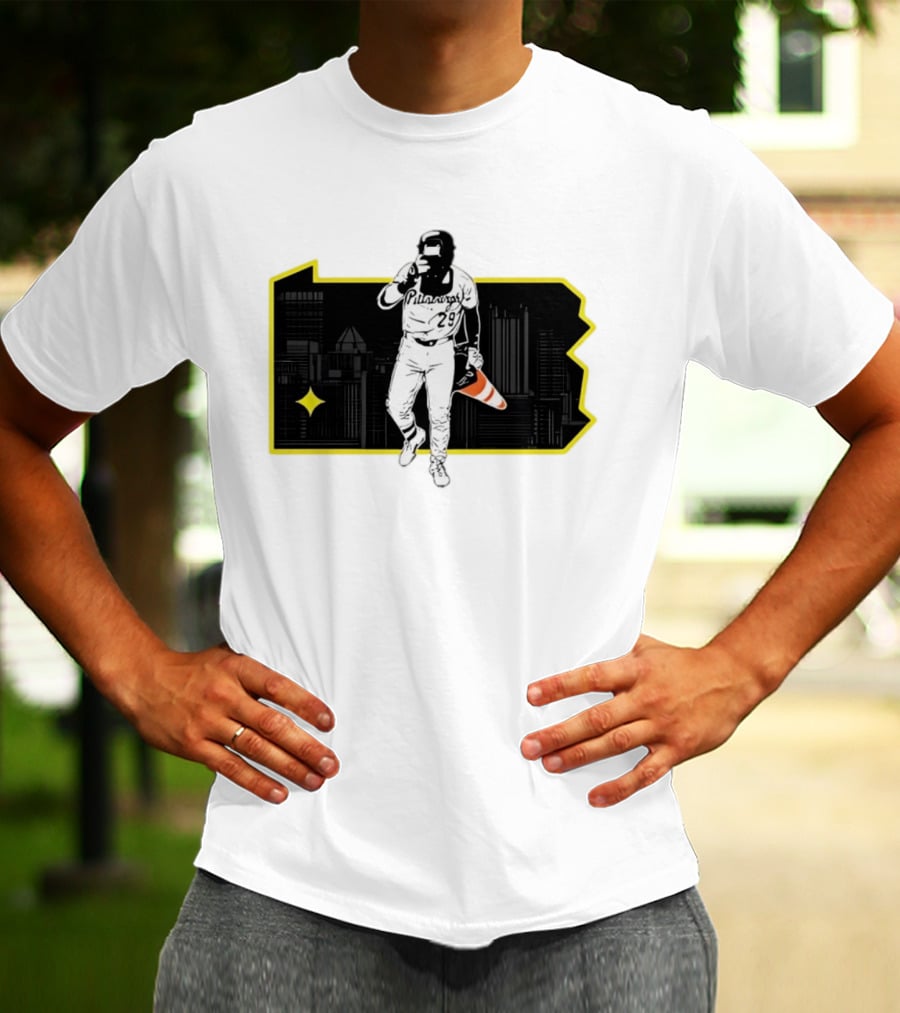 Pittsburgh Pirates Ryan O'Hearn Fear The Cone 29 City Skyline T-Shirt