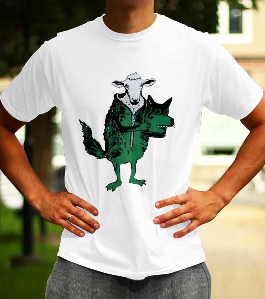 Sheep In Wolf's Clothing Humorous Animal Disguise Joke T-Shirt