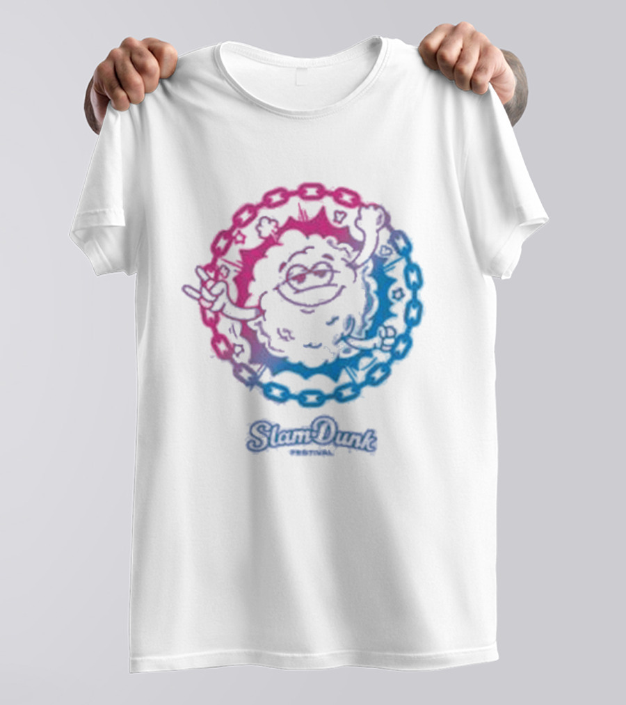 Slam Dunk World Moshy Dreamy Colorful Circle T-Shirt