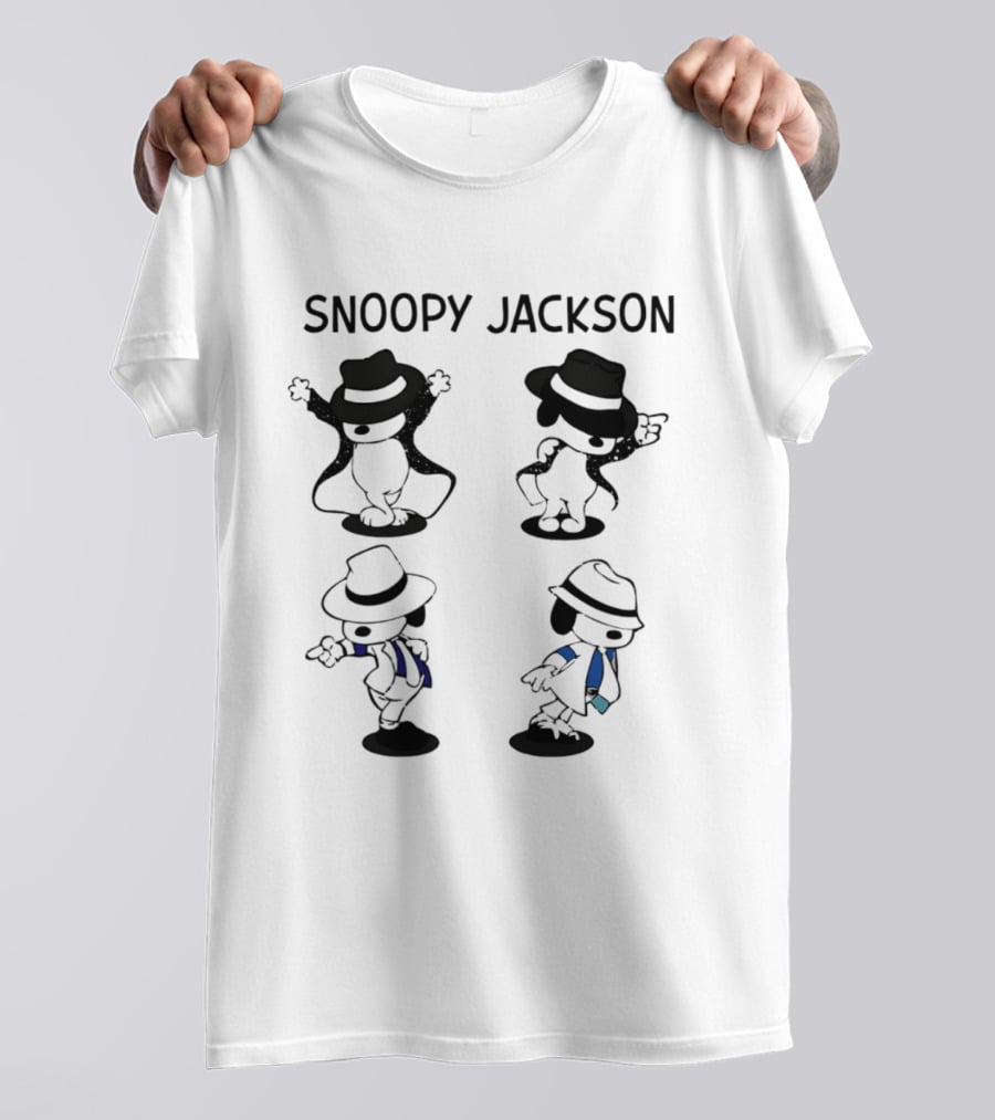 Snoopy Jackson Dance Moves With Fedora And Suit Styles T-Shirt