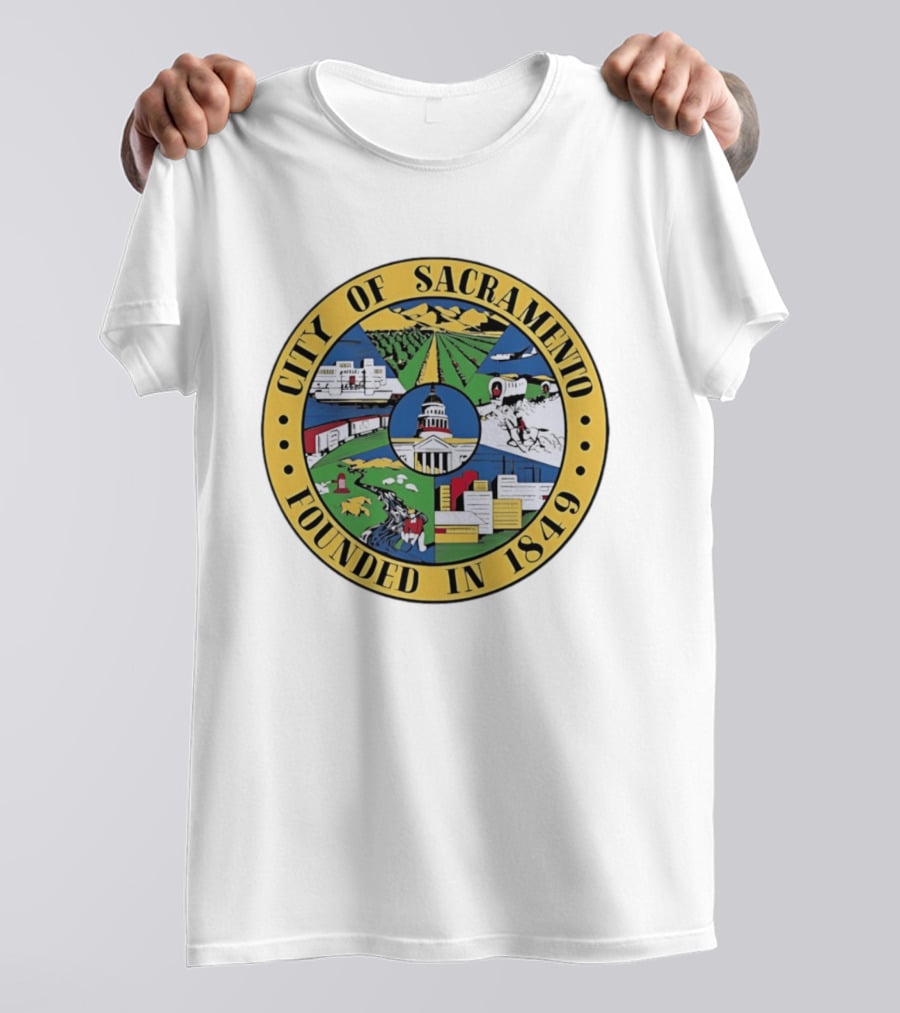 City Of Sacramento Founded In 1849 California T-Shirt