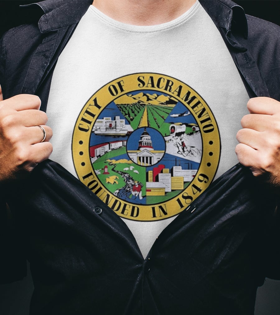 City Of Sacramento Founded In 1849 California T-Shirt