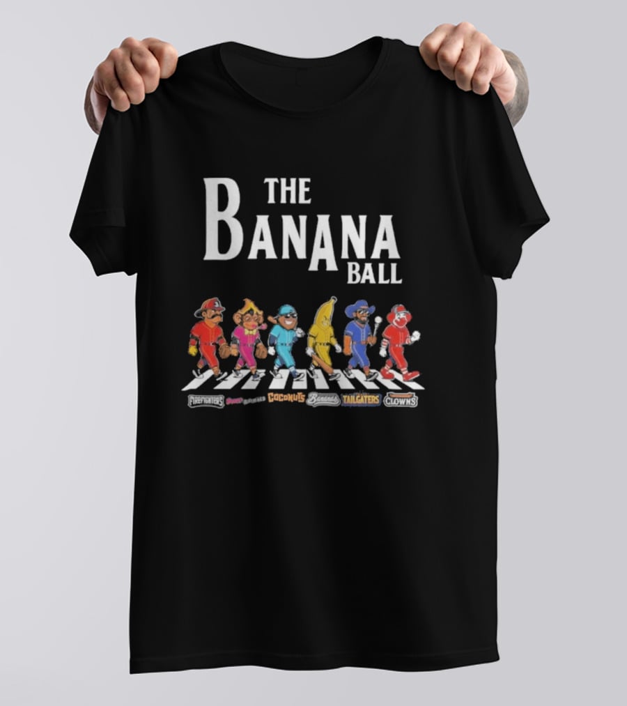 The Banana Ball Walk Abbey Road Cereal Killers Cocoanuts Fruit Batters Tailgaters Players T-Shirt