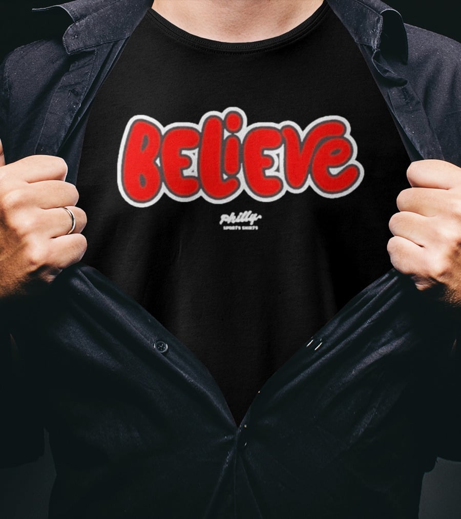 Nick Sirianni Believe Philly Sports T-Shirt