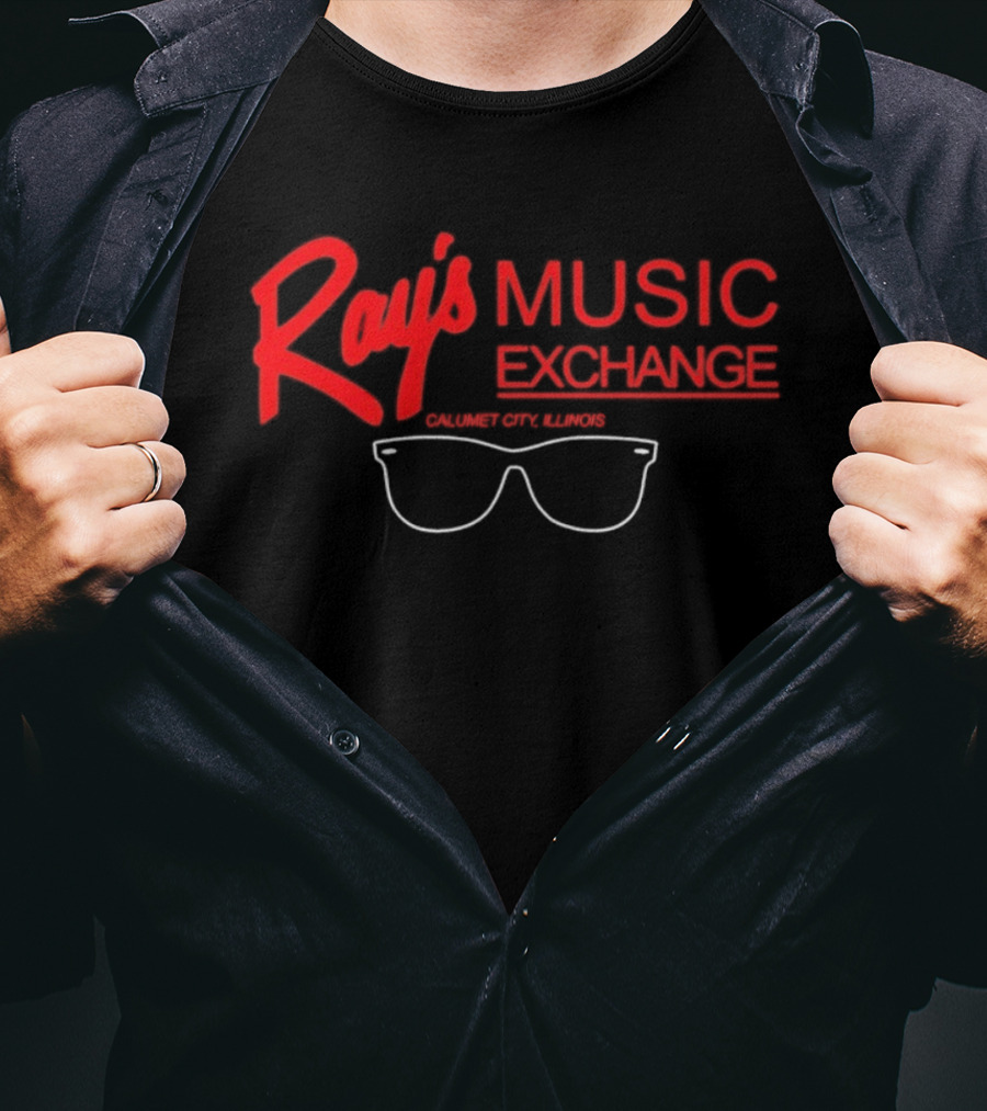 Ray's Music Exchange Sunglasses Styled By Soulful Sounds T-Shirt