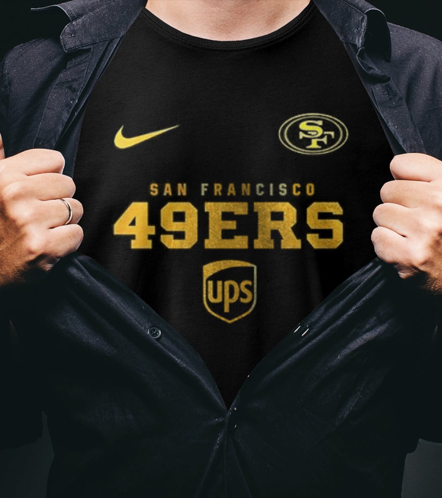 San Francisco 49ers Nike UPS Brown And Proud T-Shirt