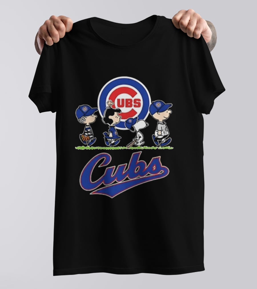 Snoopy Charlie Brown Linus Lucy Chicago Cubs 2026 T-Shirt