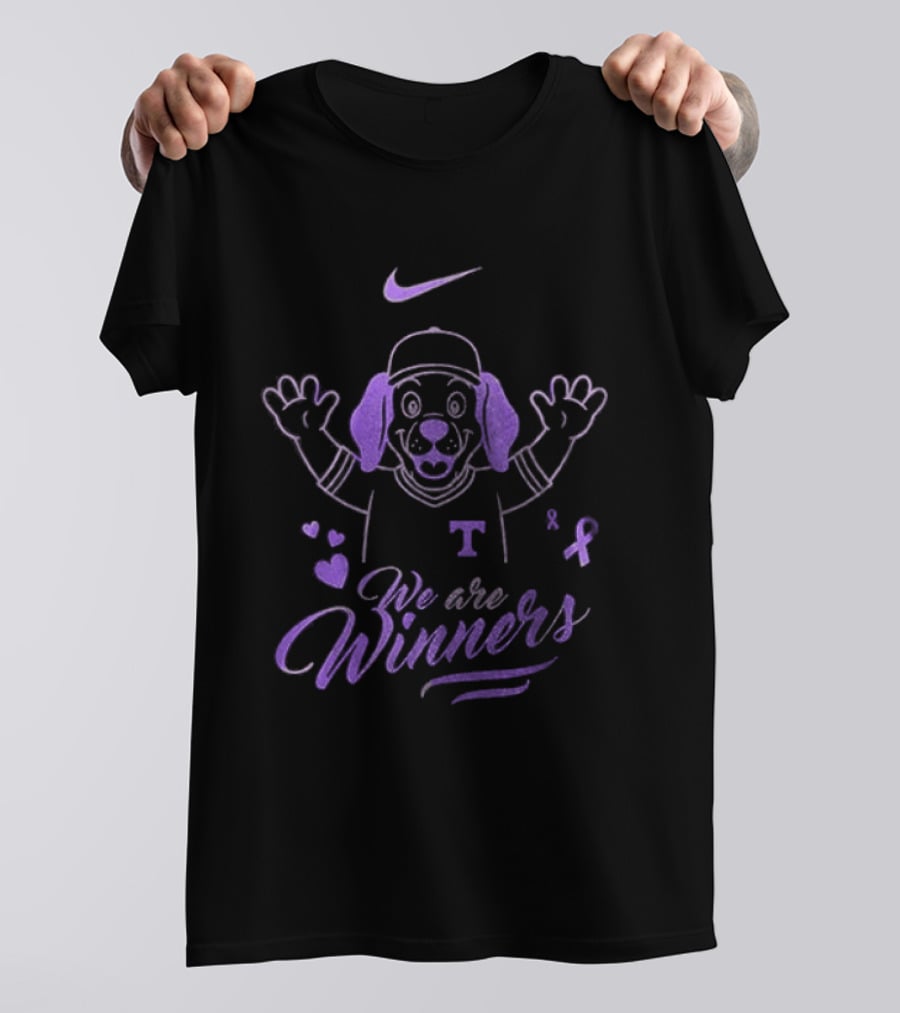 Tennessee Volunteers We Are Winners Cancer Survivors Nike Collaboration T-Shirt