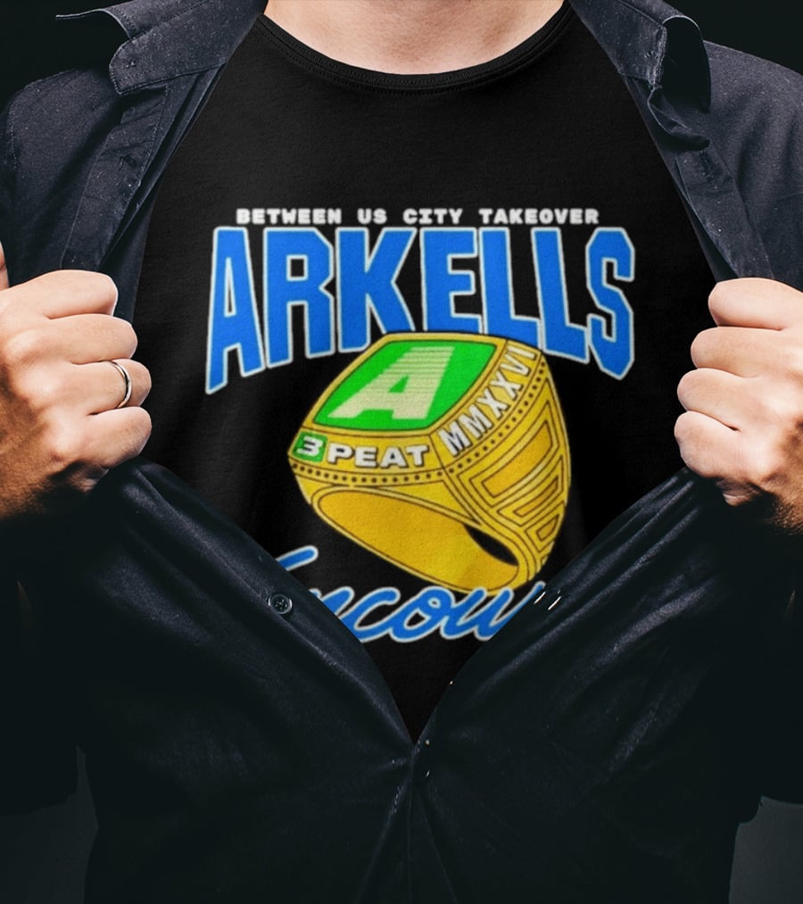 Arkells Vancouver Between Us City Takeover 3 Peat MMXXV Championship Ring T-Shirt