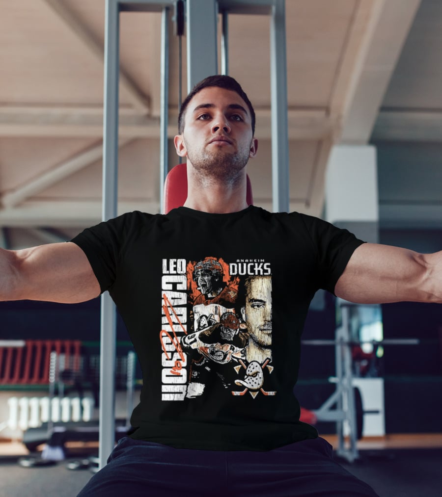 Leo Carlsson Anaheim Ducks Hockey 2026 T-Shirt