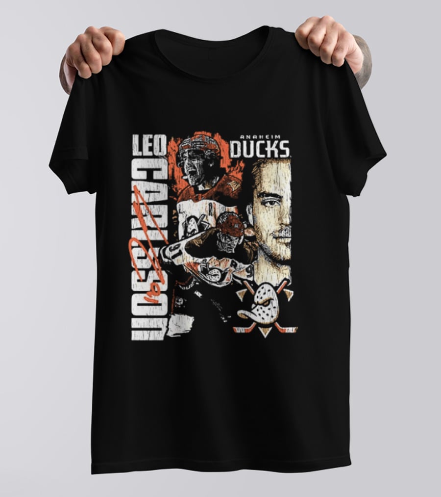 Leo Carlsson Anaheim Ducks Hockey 2026 T-Shirt