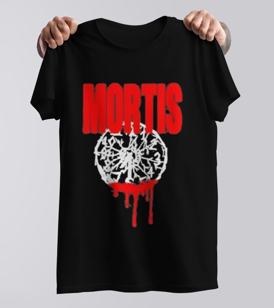 MORTIS Dripping Bloody Wheel T-Shirt